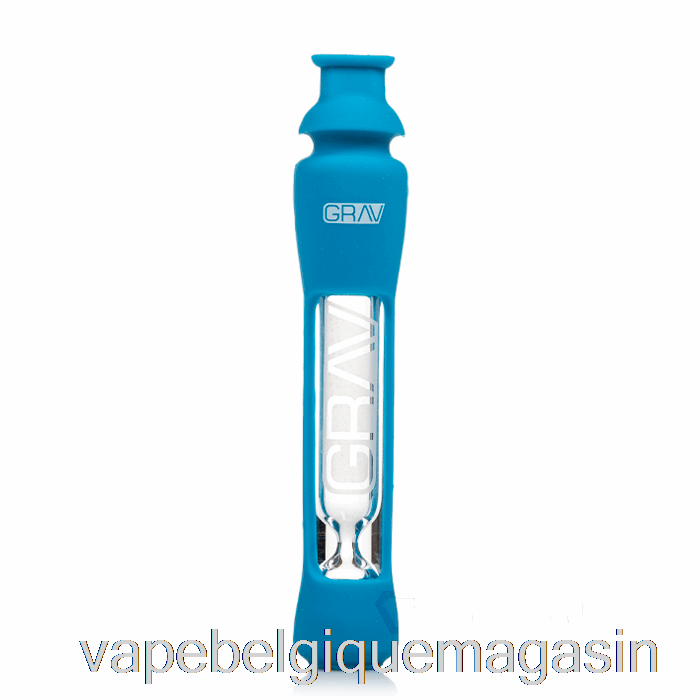Vape Shop Bruxelles Grav 12mm Dégustateur Avec Peau Silicone Bleu